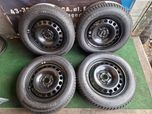 Koła zimowe 16 5×112 Vw Audi Skoda Seat 215/60/16 Dunlop Nowe 10mm Org