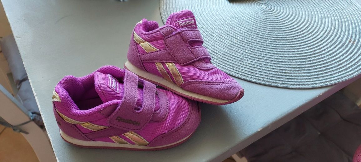 Buty dziecięce sportowe firmy reebok, rozmiar 21.5