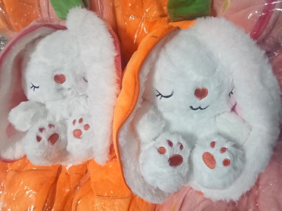 Іграшка нічник дихаючий Зайчик - грає, світиться і дихає