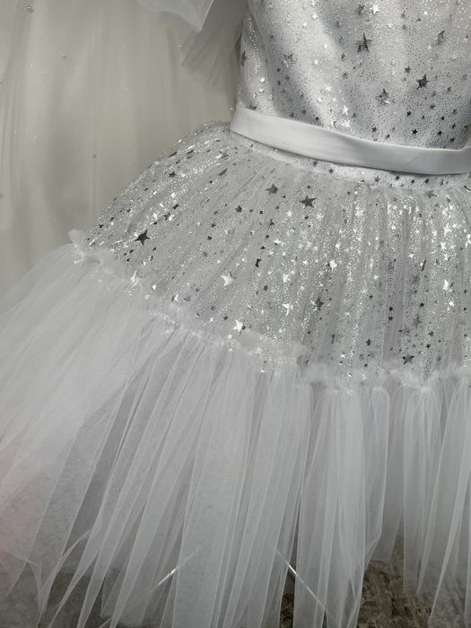 Сукня сніжинка , сукня для дівчинки 3-5 років , святкова сукня