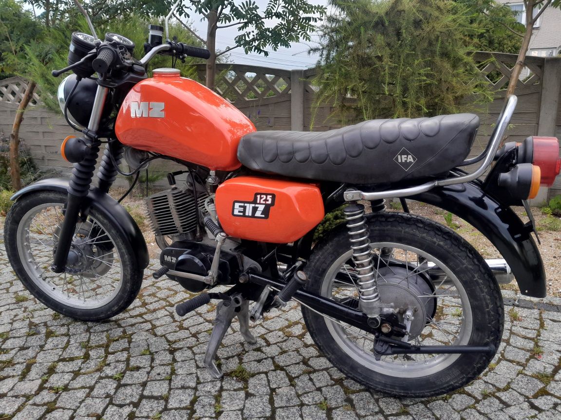 Mz etz 125 zarejestrowana elektronik