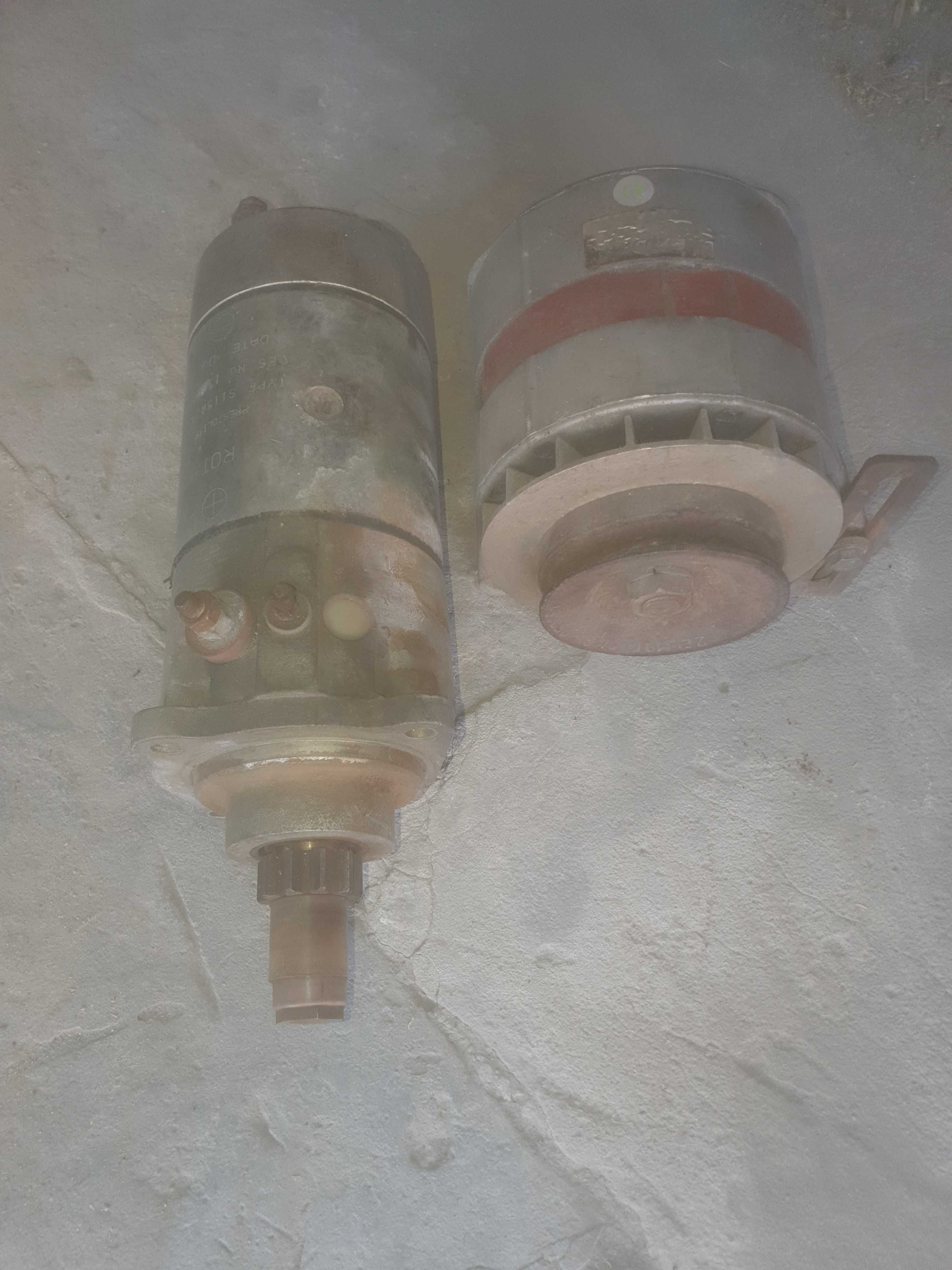 Rozrusznik, alternator 24V,  silnika  Perkins, Fortschitt E 514, E 521