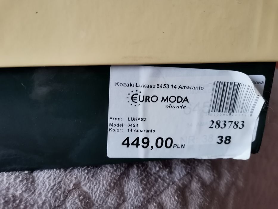 Чоботи демісезонні 38 р Італія