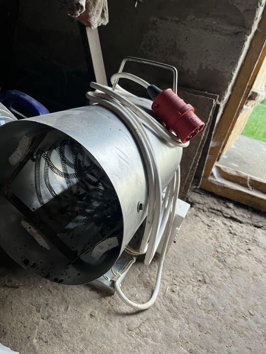 Теплова пушка 3-фазна з вентилятором | Працює, гріє