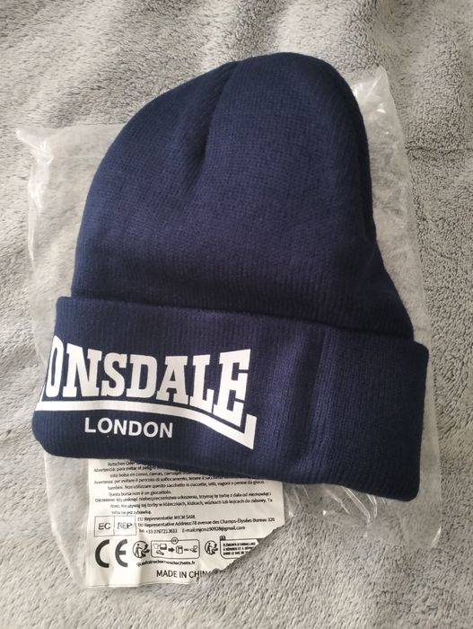 Czapka zimowa męsko młodzieżowa Lonsdale