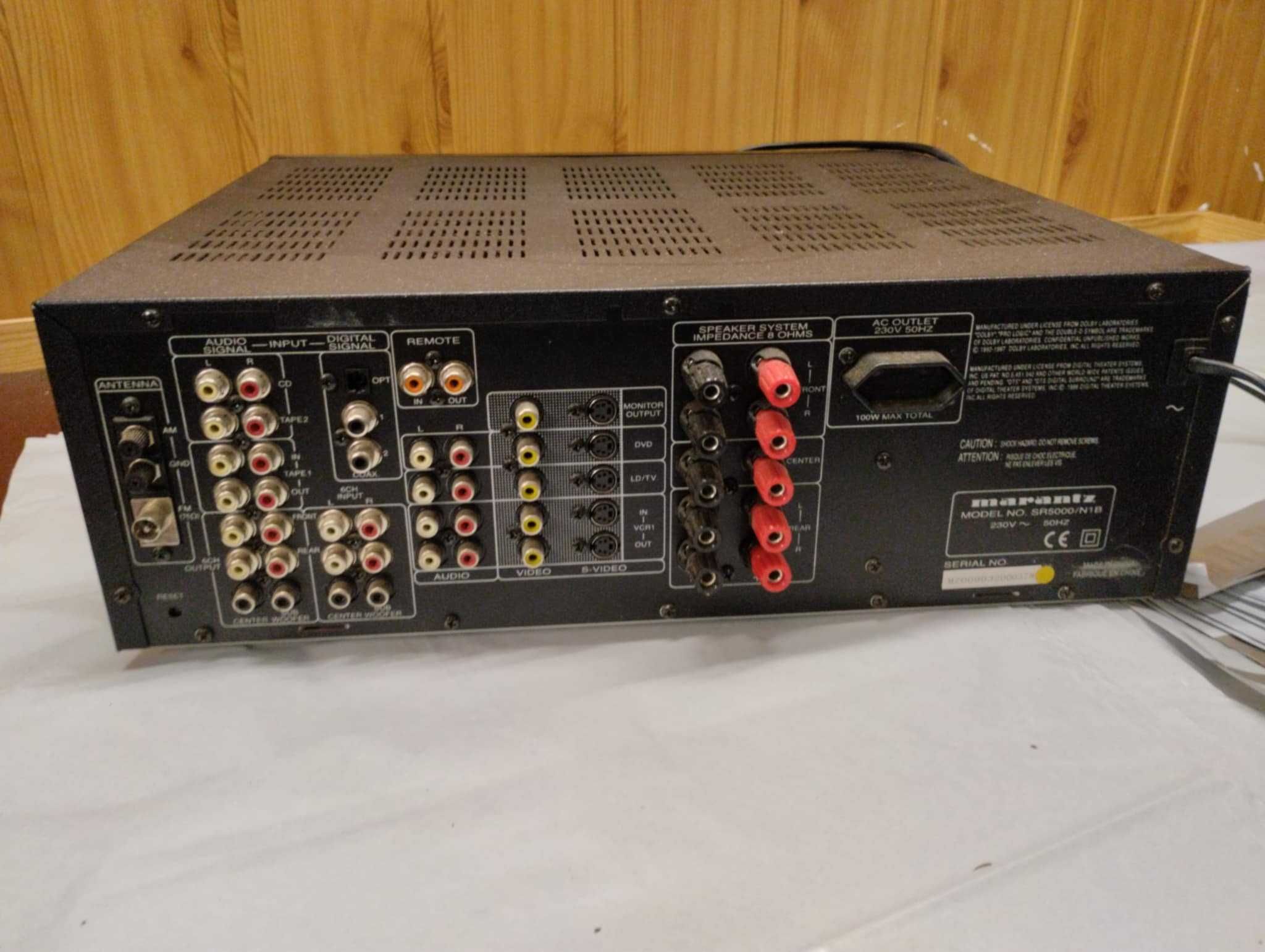 Amplituner wzmacniacz Marantz SR5000 czarny