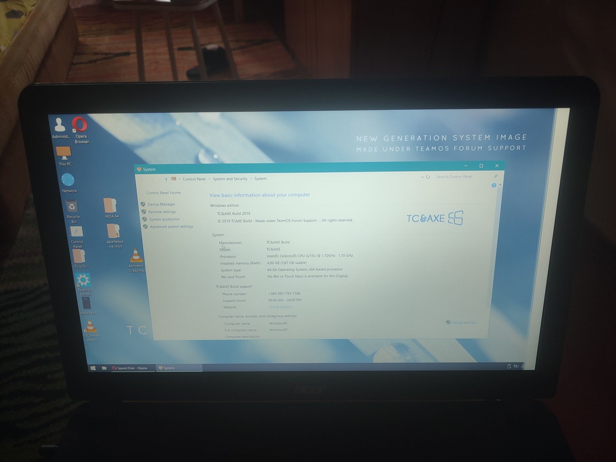 Acer Chromebook 15 C910/FullHd/Intel  3215U /4 GB DDR4, 32 GB SSD