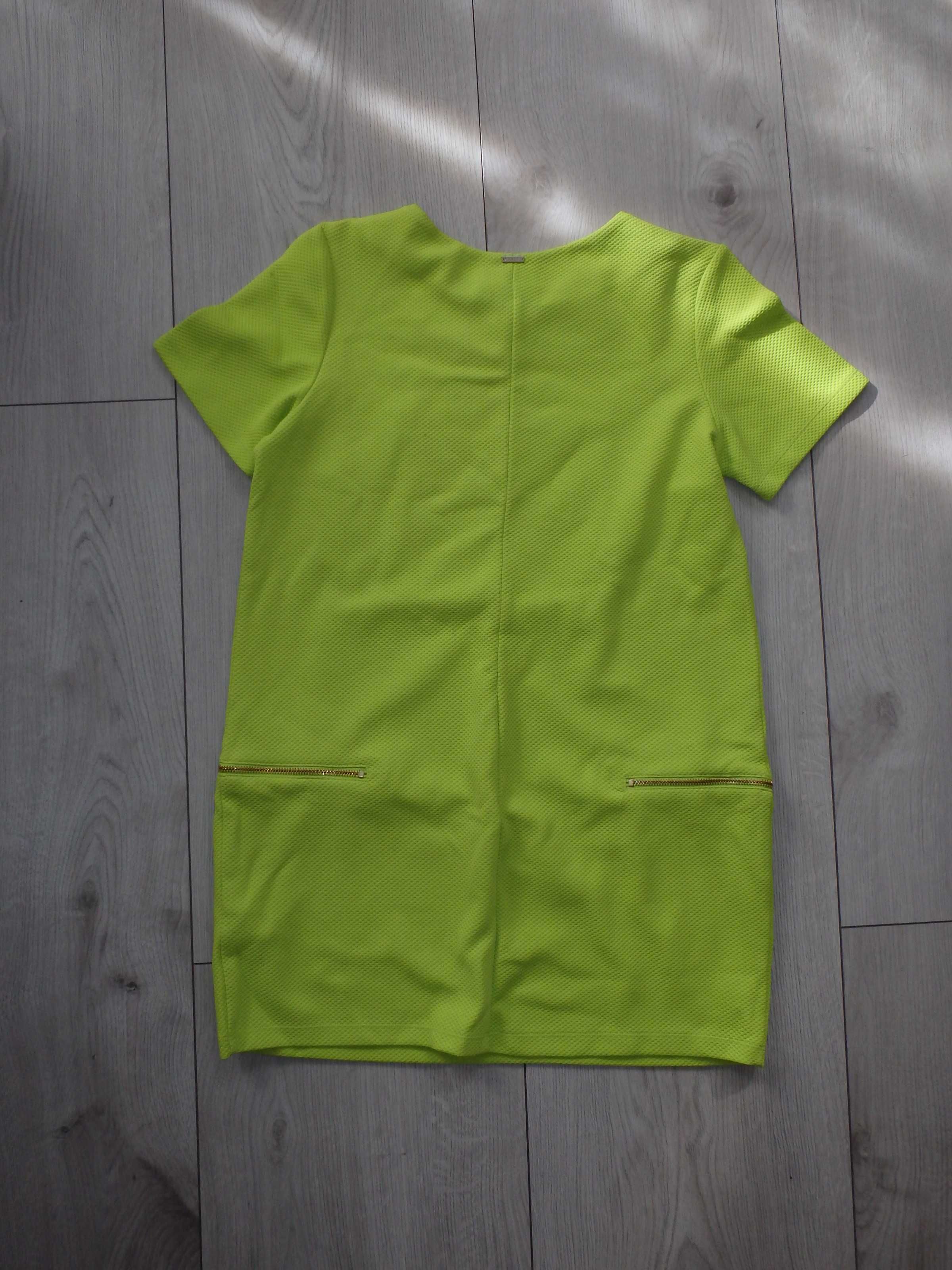 Nowa sukienka Mohito limonkowa M 38