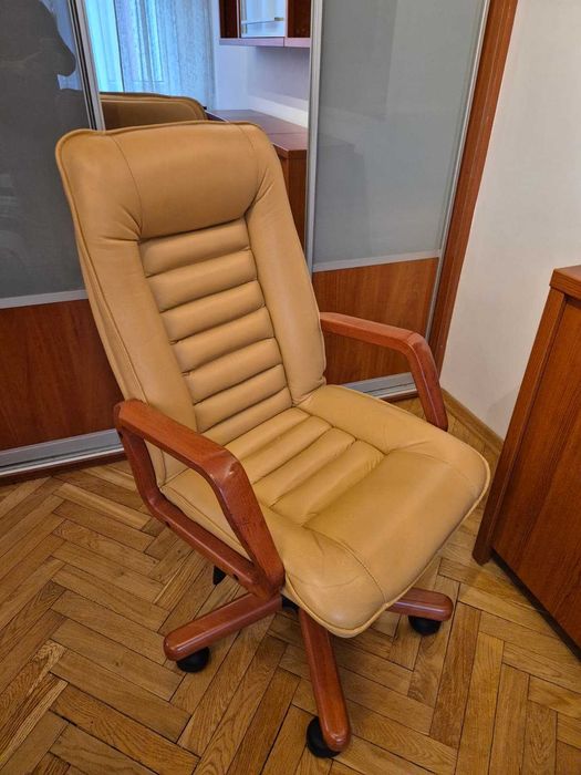 Fotel Biurowy Skórzany