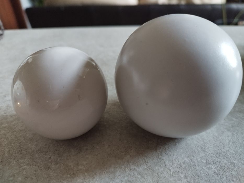 Zestaw ozdobnych kul ceramicznych nowoczesne wnętrza