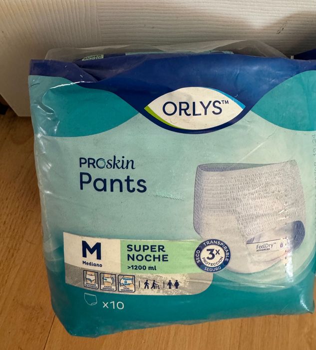 Pieluchomajtki Orlys Proskin Pants, Super Nocne( > 1200 ml), r.M