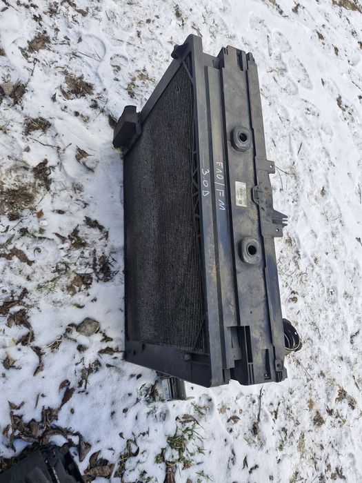 Chłodnice komplet wentylator bmw f10 f11 3.0d