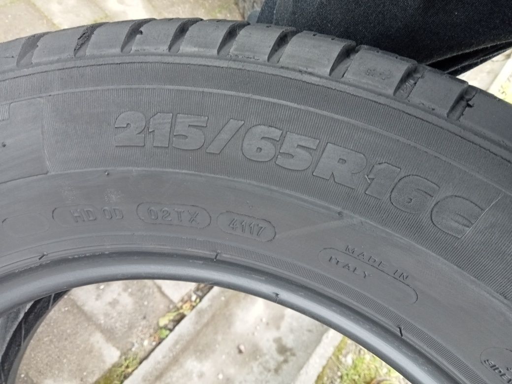2x Opony Używane Letnie 215/65R16C Michelin
