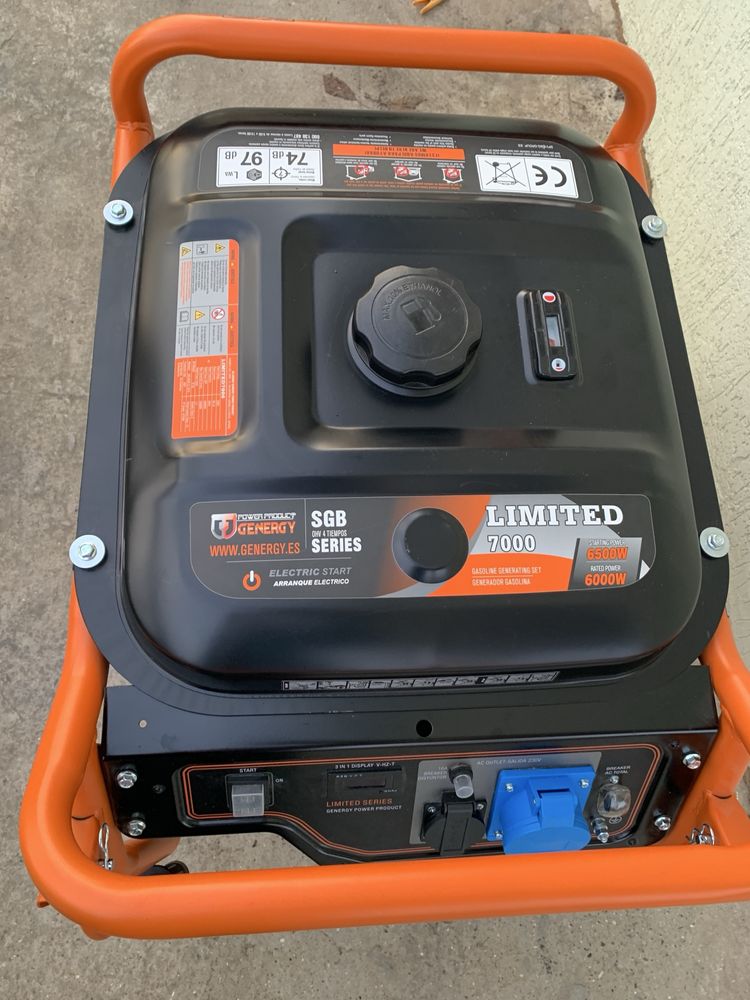 Генератор 6,5 кв. Genergy limited 7000