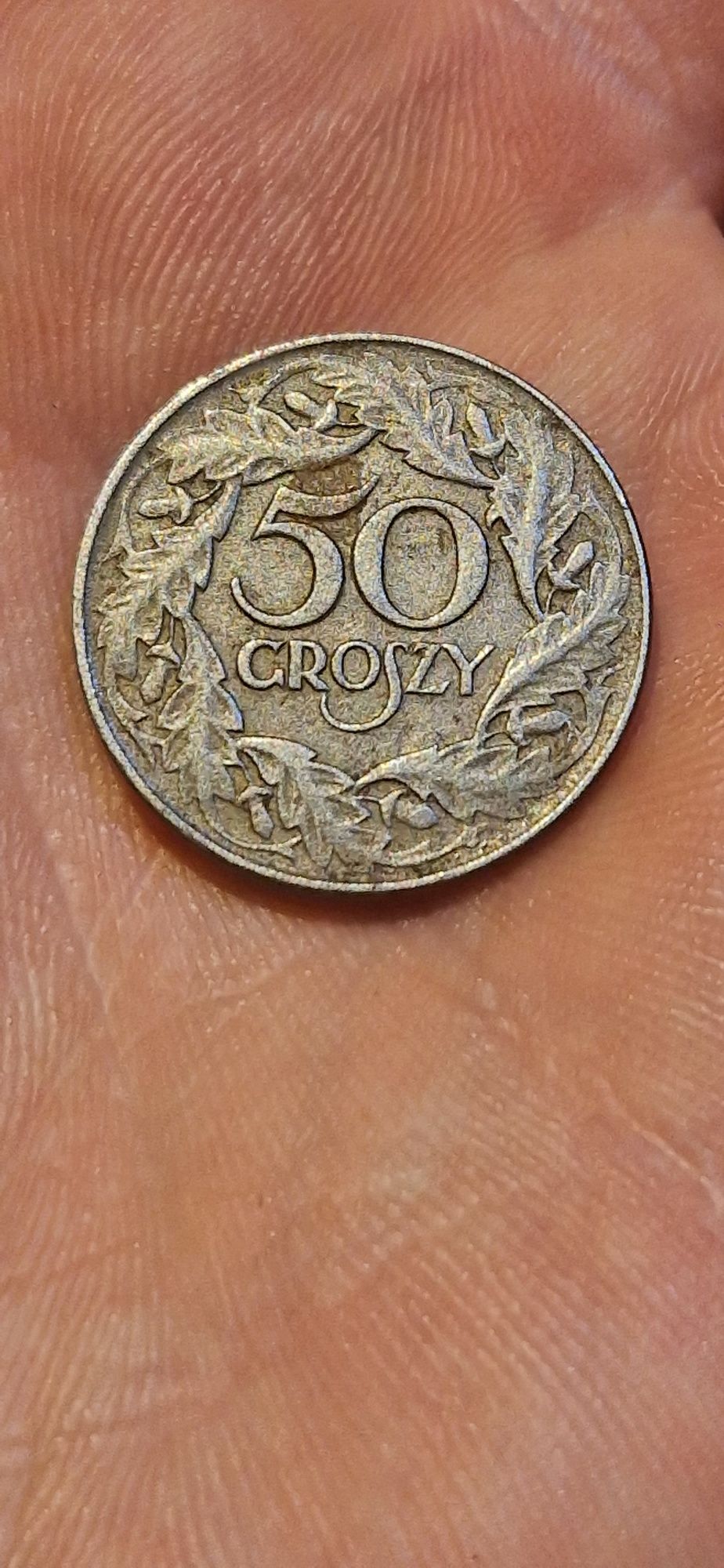 50 Groszy 1938r . Bez znaku mennicy .