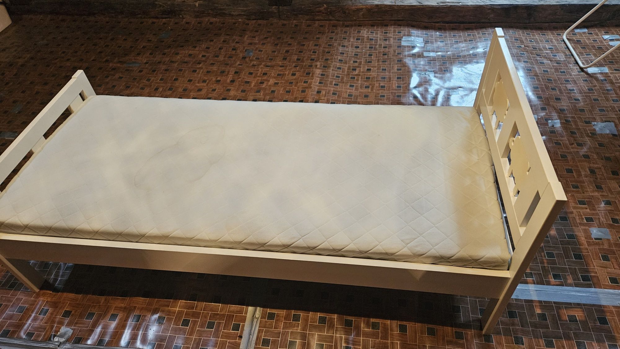 Łóżko IKEA KRITTER 160X70 kpl dno i materac