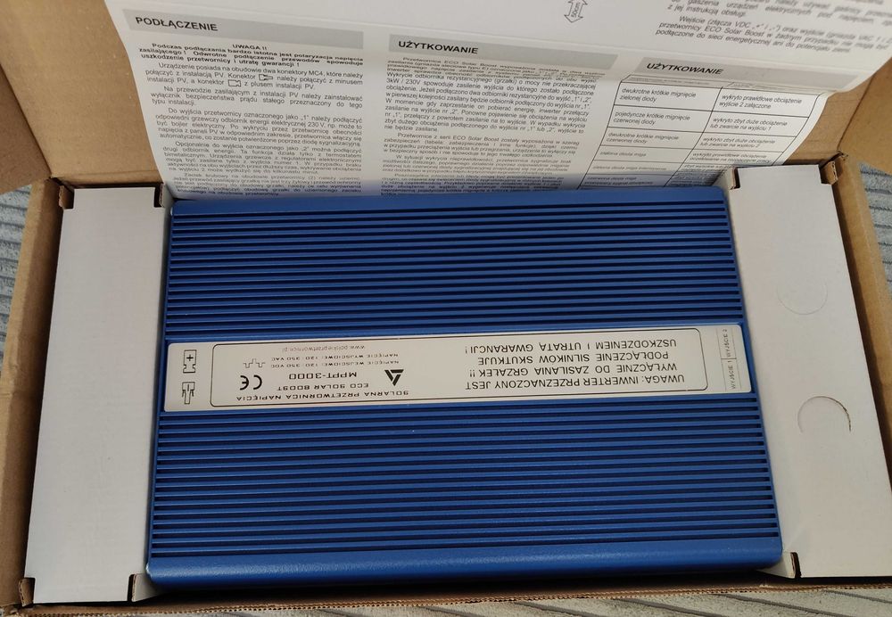 Przetwornica solarna EC SOLAR BOOST MPPT-3000 3 kW, falownik, OFF-GRID