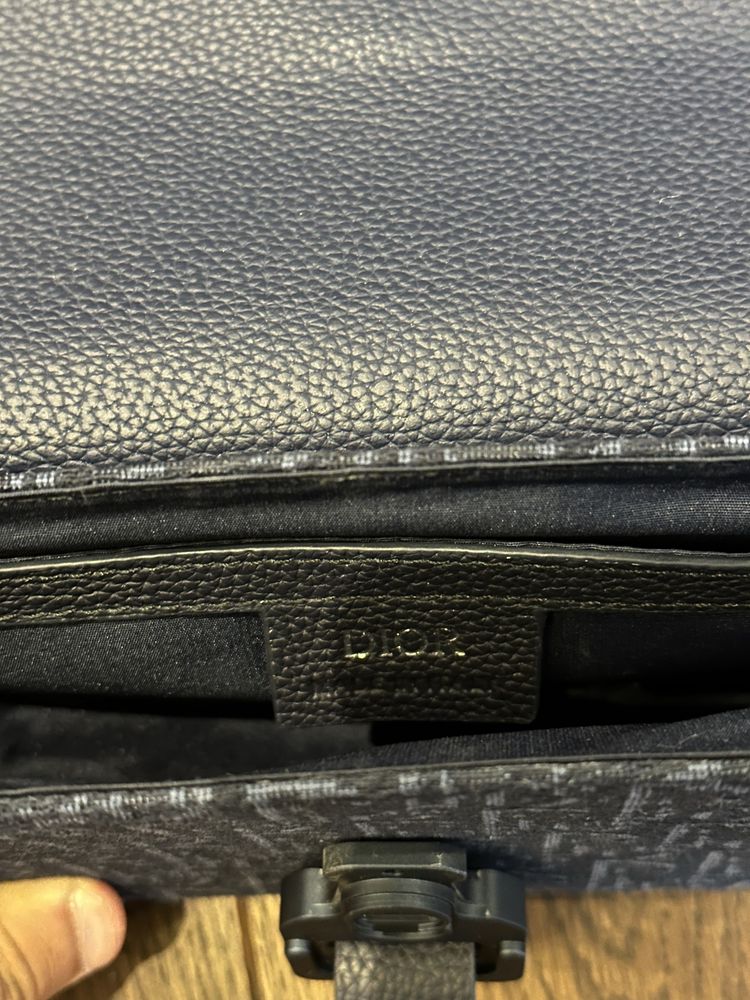 Dior saddle navy blue мужская сумка оригинал