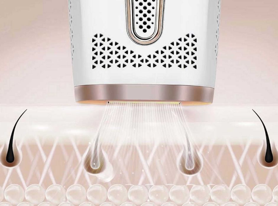 Depilator IPL do włosów ciała nóg laserowy bezbolesny chłodzenie