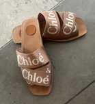 Klapki chloe 39 carmel