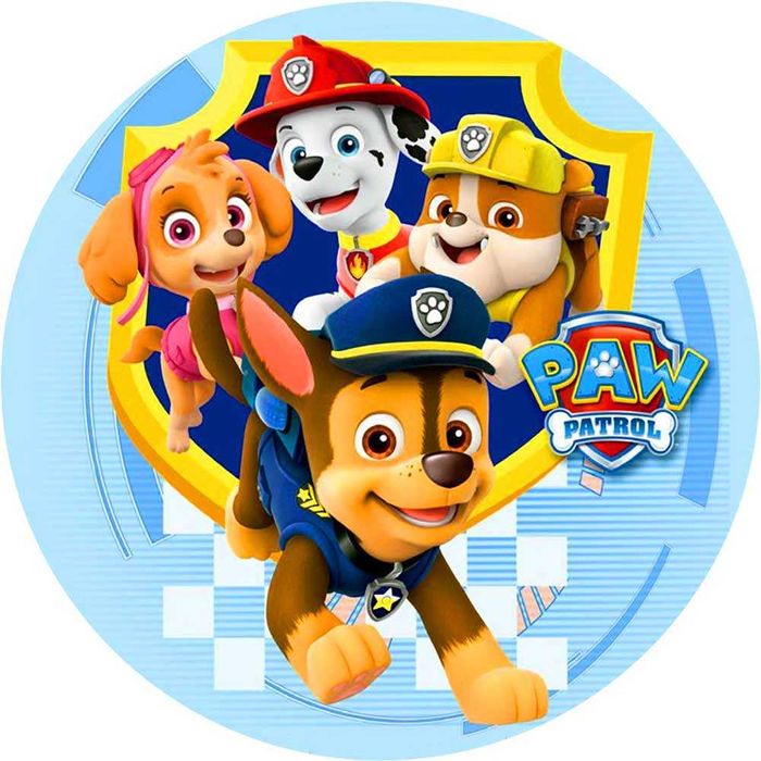 opłatek na tort psi patrol 20cm