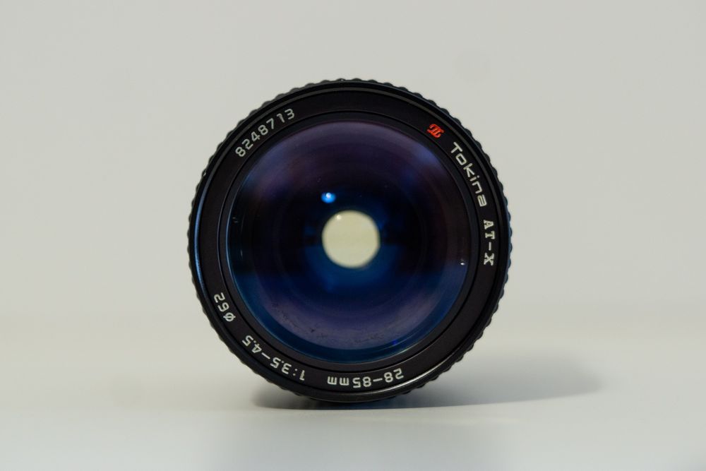 Lente Tokina 28-85mm f/3.5-4.5 Canon FD (AT-X) | Perfeita para Cinema