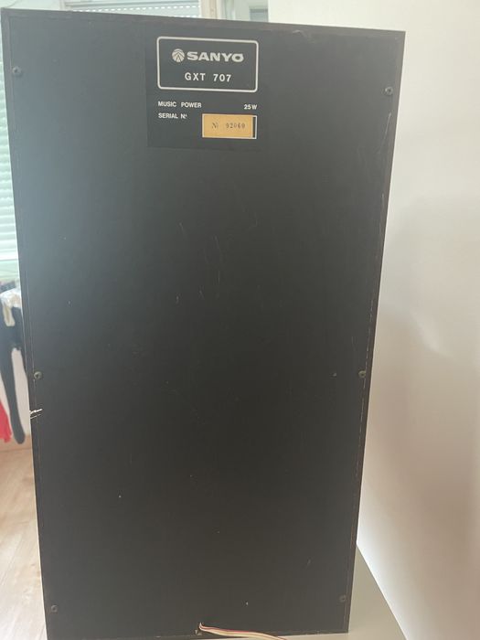 Aparelhagem Sistema de musica stereo Sanyo GXT707