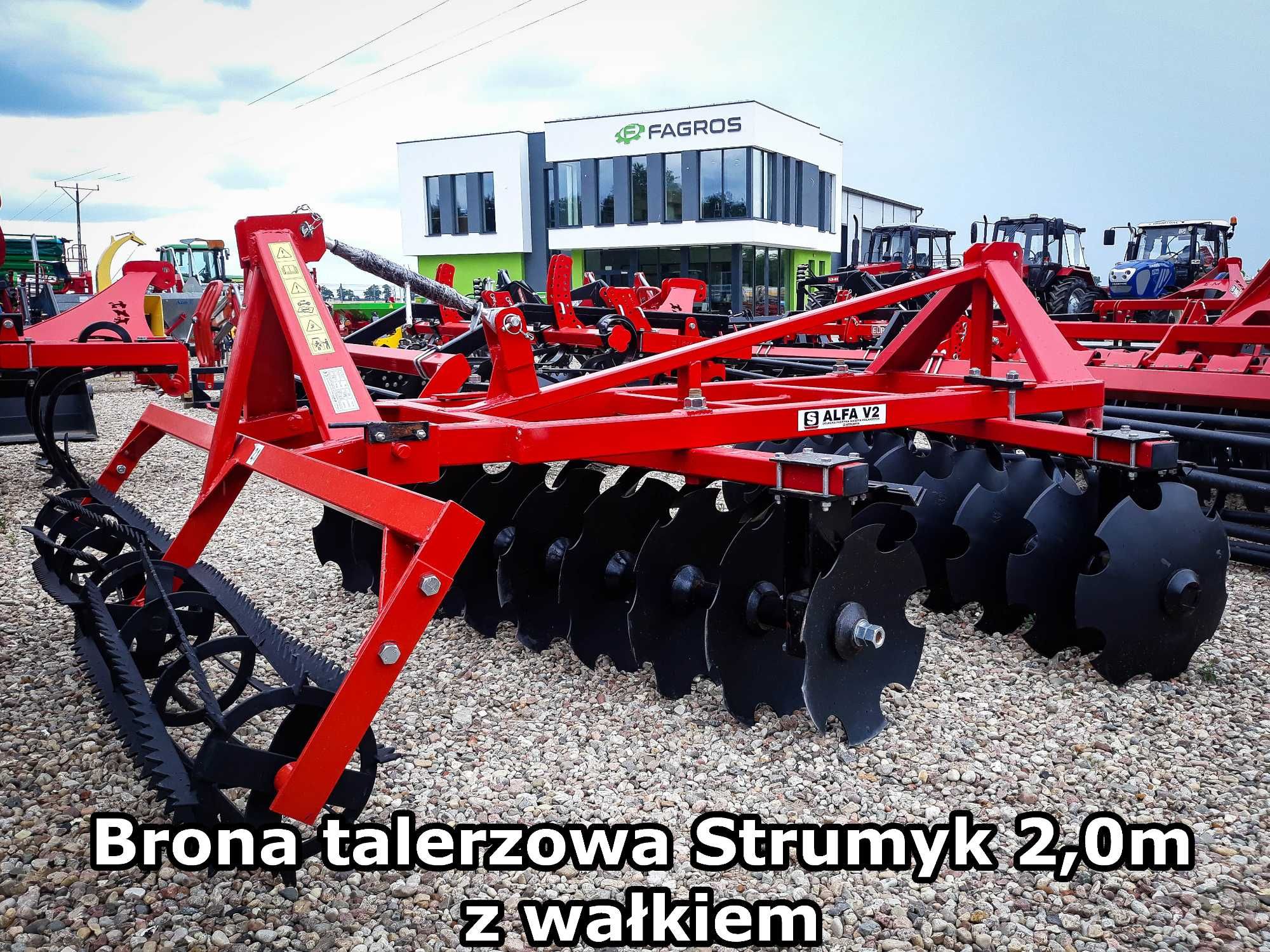 brona TALERZOWA agregat 1,6m 1,8m 2,0m 2,7m 3,0m Raty strumyk