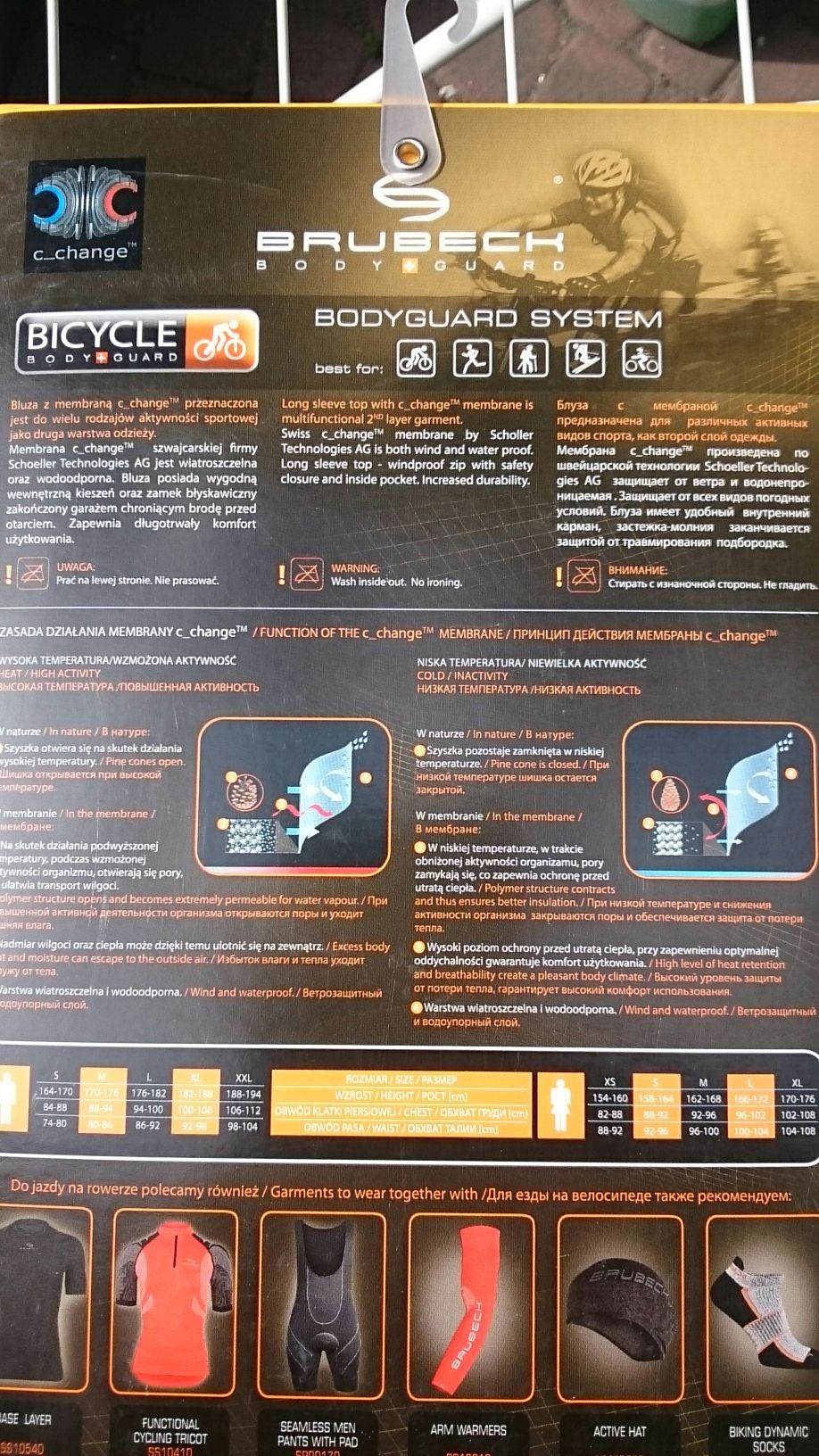 Bluza męska termoaktywna membrana Brubeck XL XXL nowa oryginalna