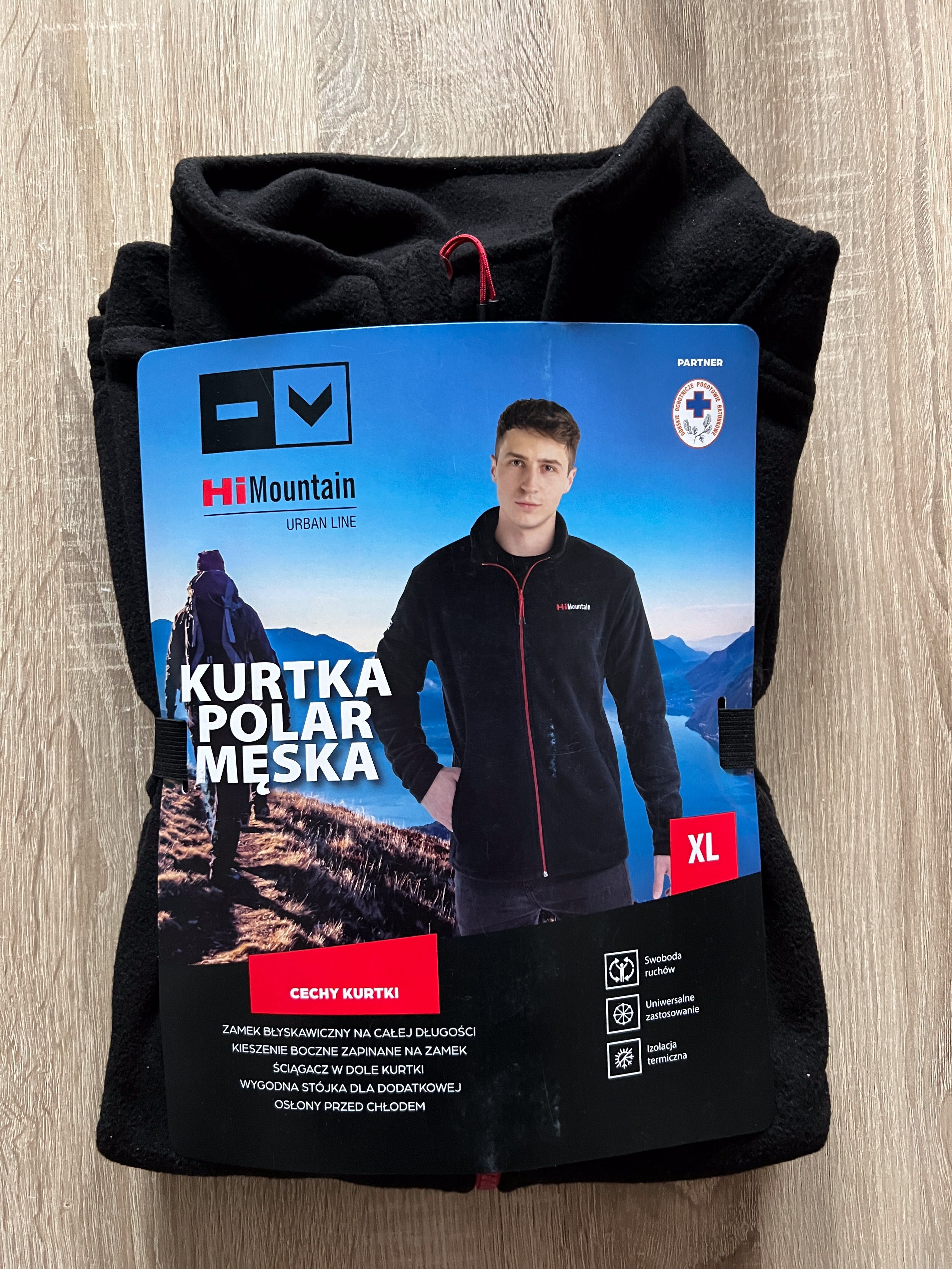 HiMountain Męska kurtka polar, rozm. XL kolekcja Urban Line