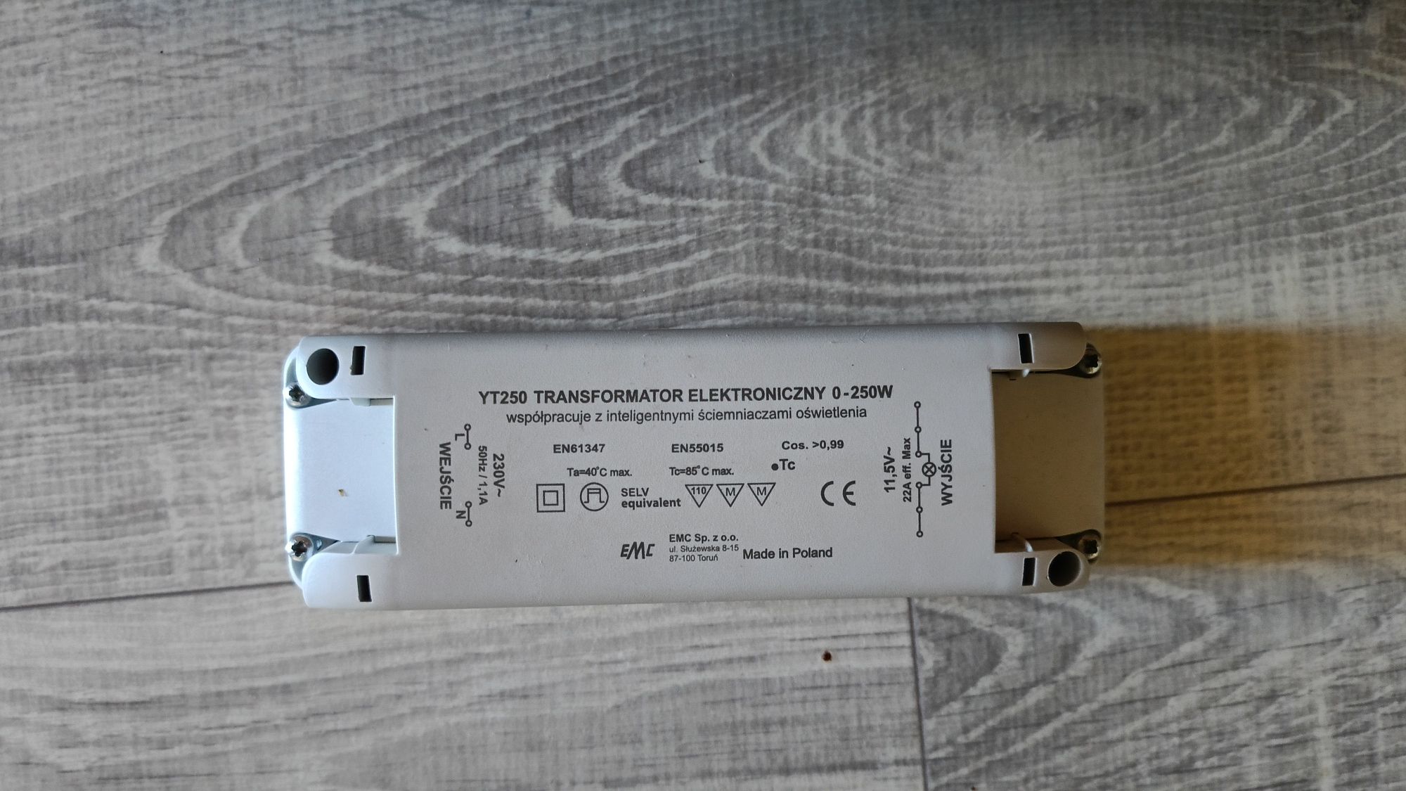 Oprawa  sufitowa podwójna DLP 250 Mateo + transformator elektroniczny