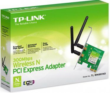 Wi-Fi PCI Express aдаптер TP-Link TL-WN881ND IEEE 802.11 b/g/n