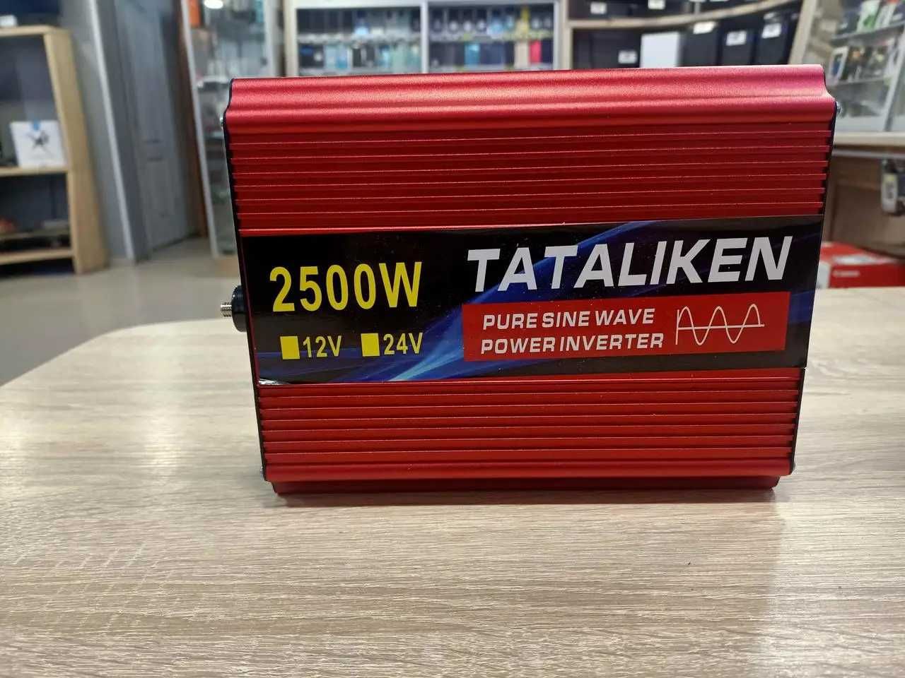 Інвертор 12V-220V TATALIKEN 2500W чиста синусоїда DC 12V—AC 220V