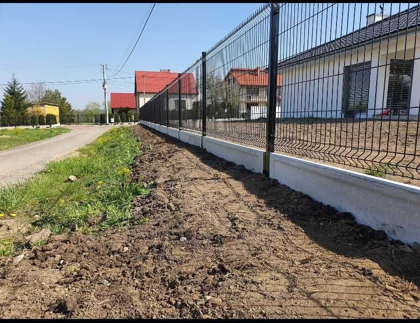 Wyprzedaż i MONTAŻ Ogrodzenia / panelowe 153cm FI4- 59zł/mb