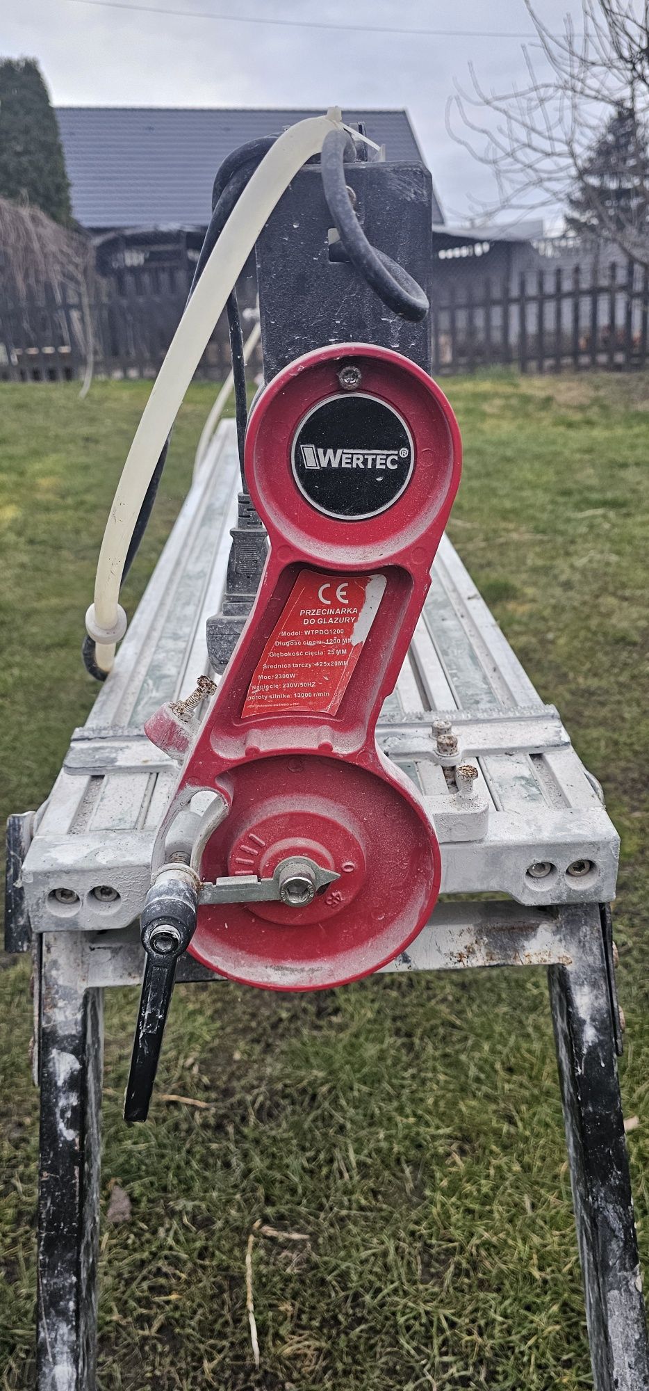 Wertec 1200 przecinarka do plytek na wodę