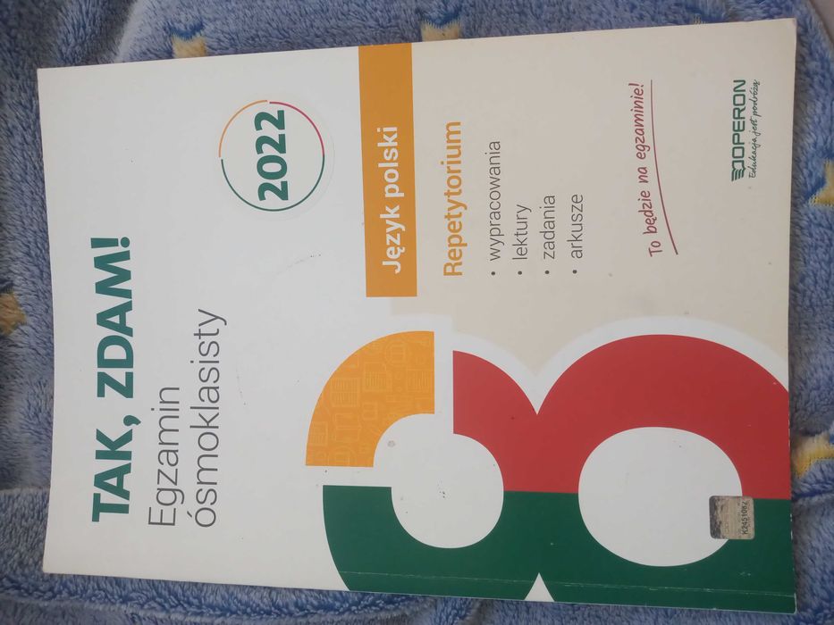 Tak zdam. Język polski egzamin ósmoklasisty repetytorium