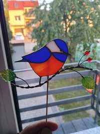 Witrażyk Ptak dekoracja prezent