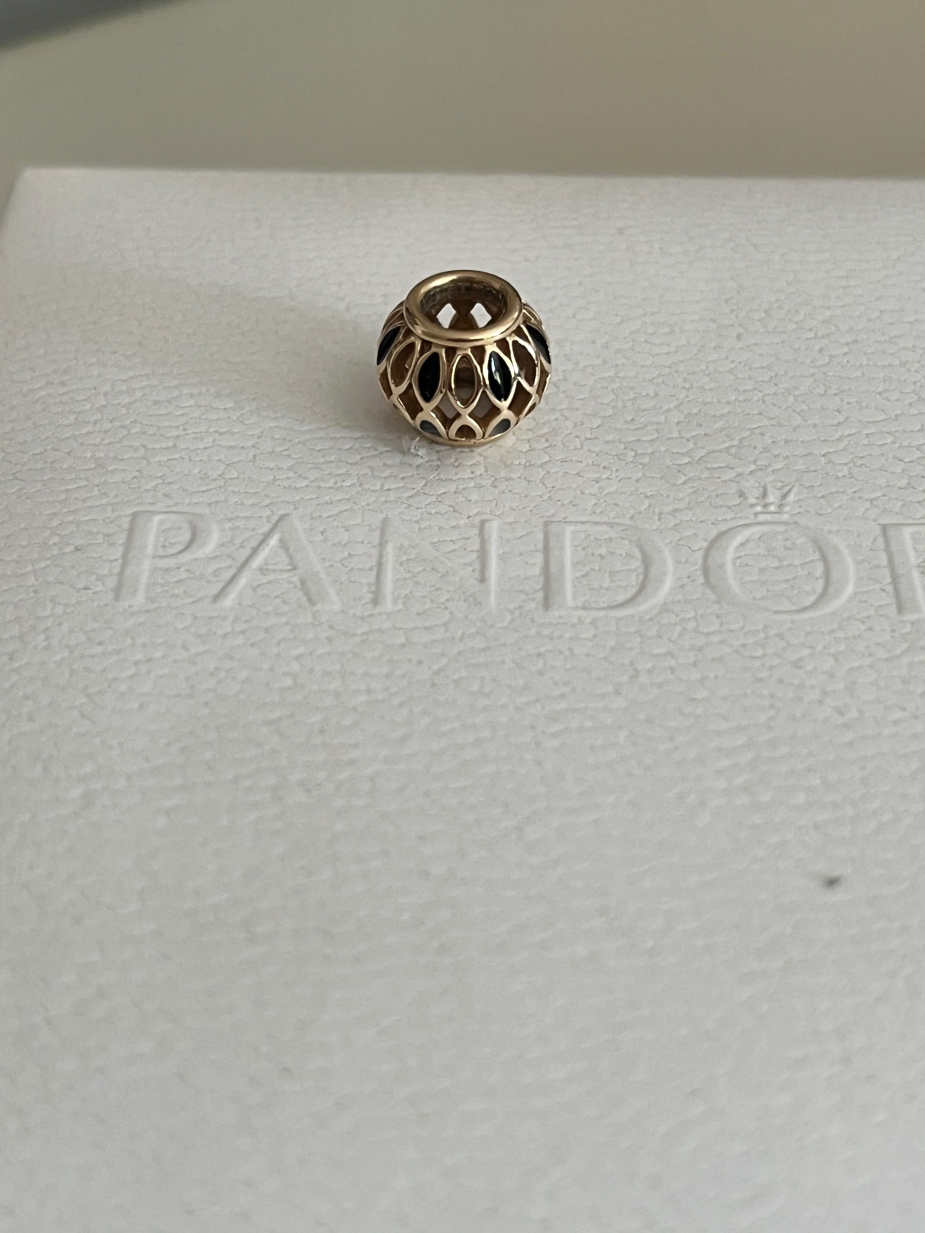 Charmsy Pandora złoto 585 Harlequiny