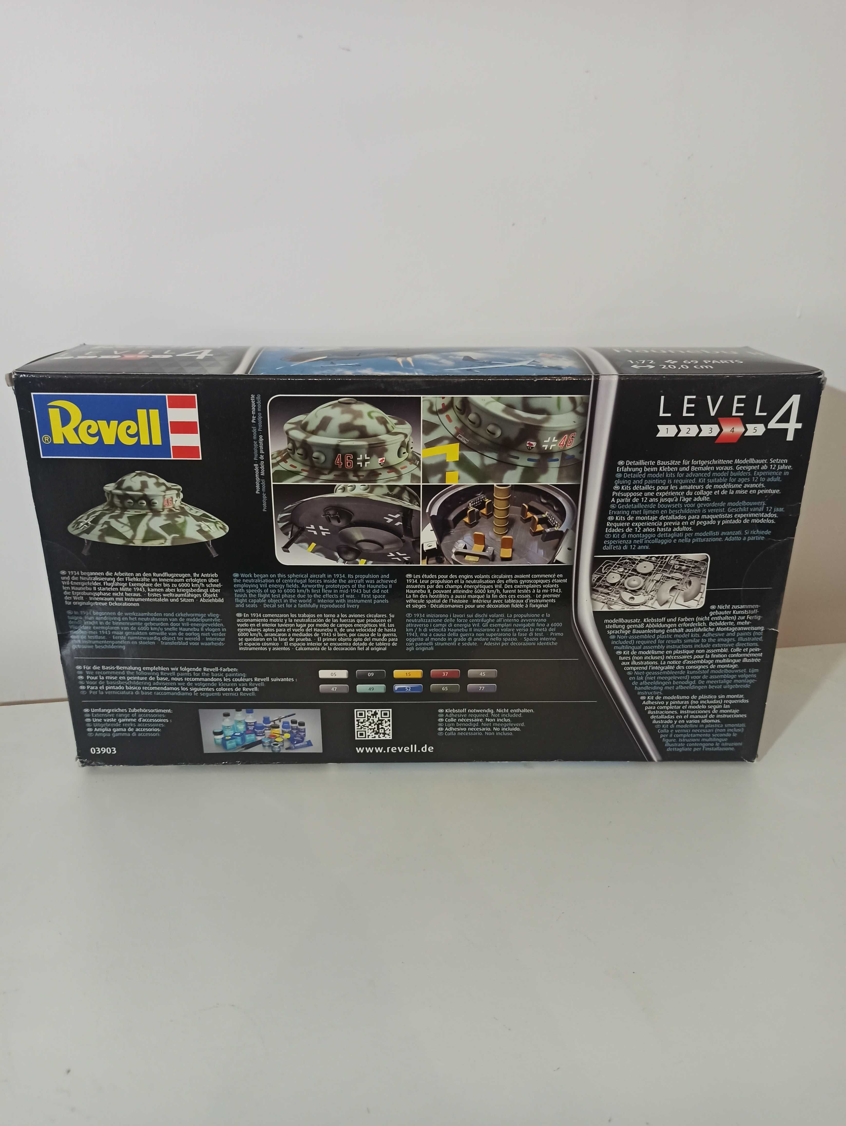 Haunebu II Flying soucer Revell model do sklejania 1:72
