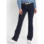 elastyczne jeansowe spodnie bootcut 46-48