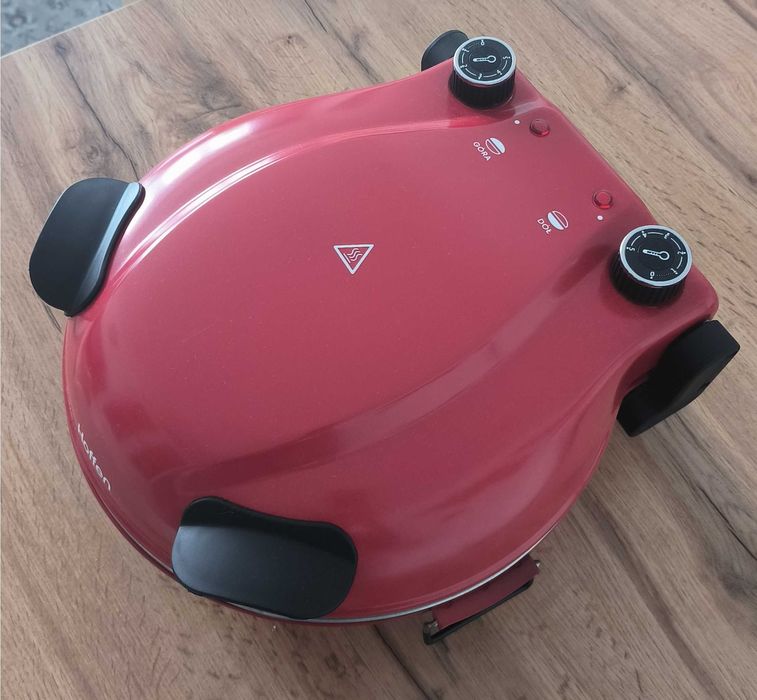 Hoffen piec do pizzy 1200W z kamieniem 32 cm 420°C stan bdb, Biedronka