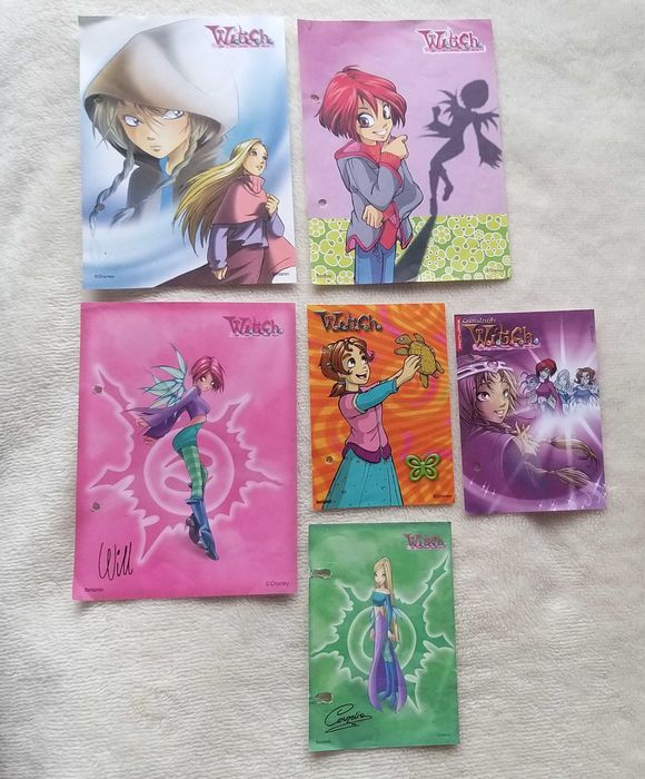 Karteczki Witch duże i małe