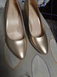 Buty damskie złote