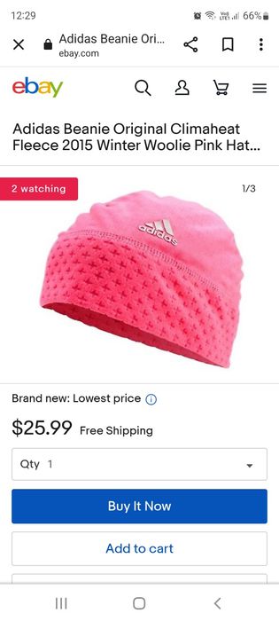 Damska czapka Adidas Climaheat różowa