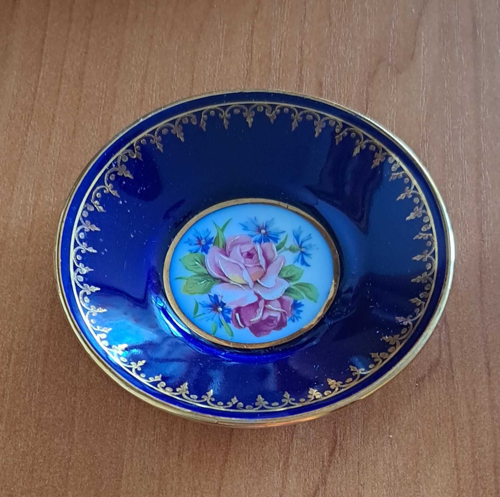 miniaturowe talerzyki ozdobne porcelana Limoges