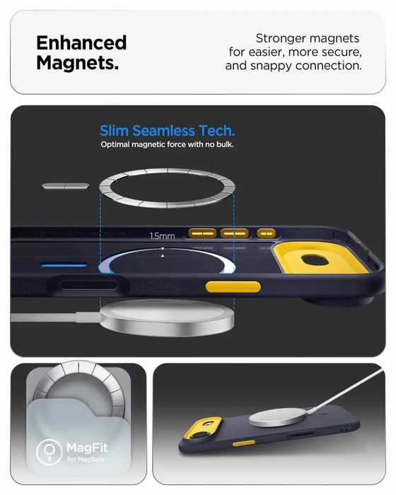 Чехол Spigen Nano Pop MagFit для iPhone Air Blueberry Navy