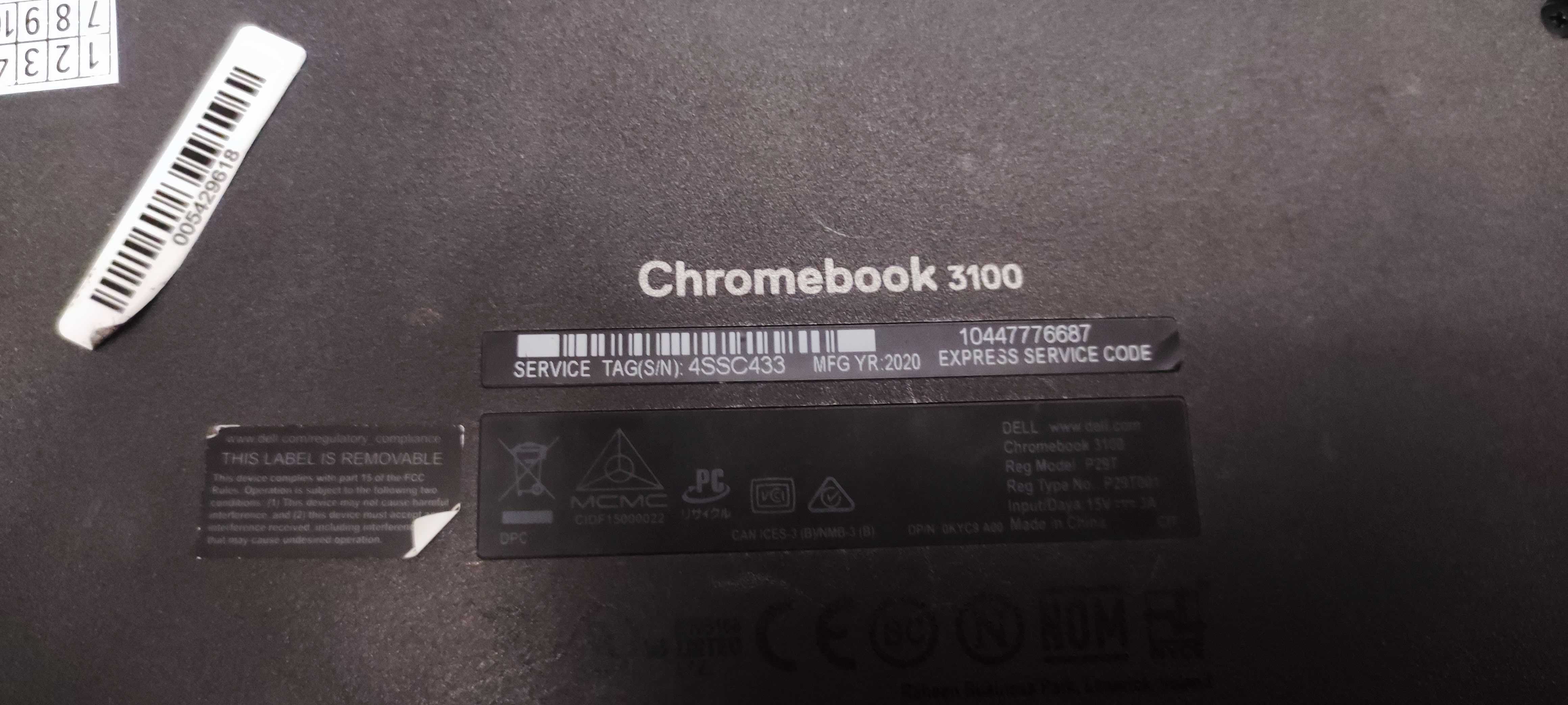Ноутбук Dell Chromebook 3100