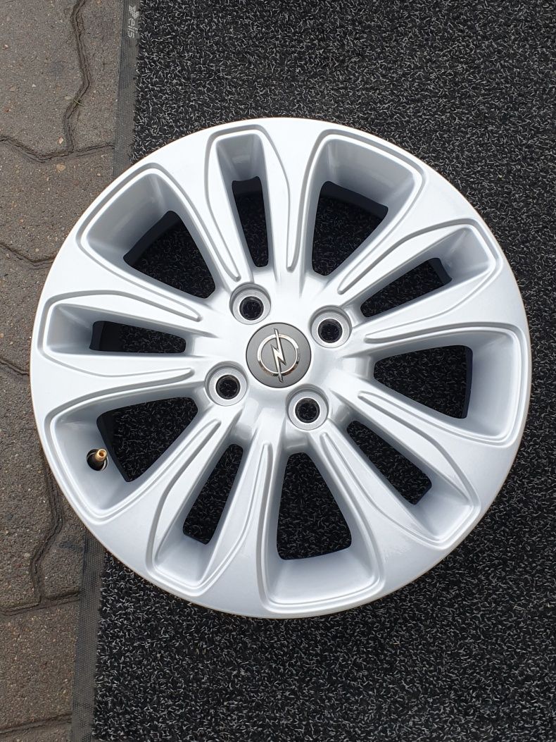 Felgi Alu z czujnikami 15" Opel Karl 4x100 SuperStan Oryginalne