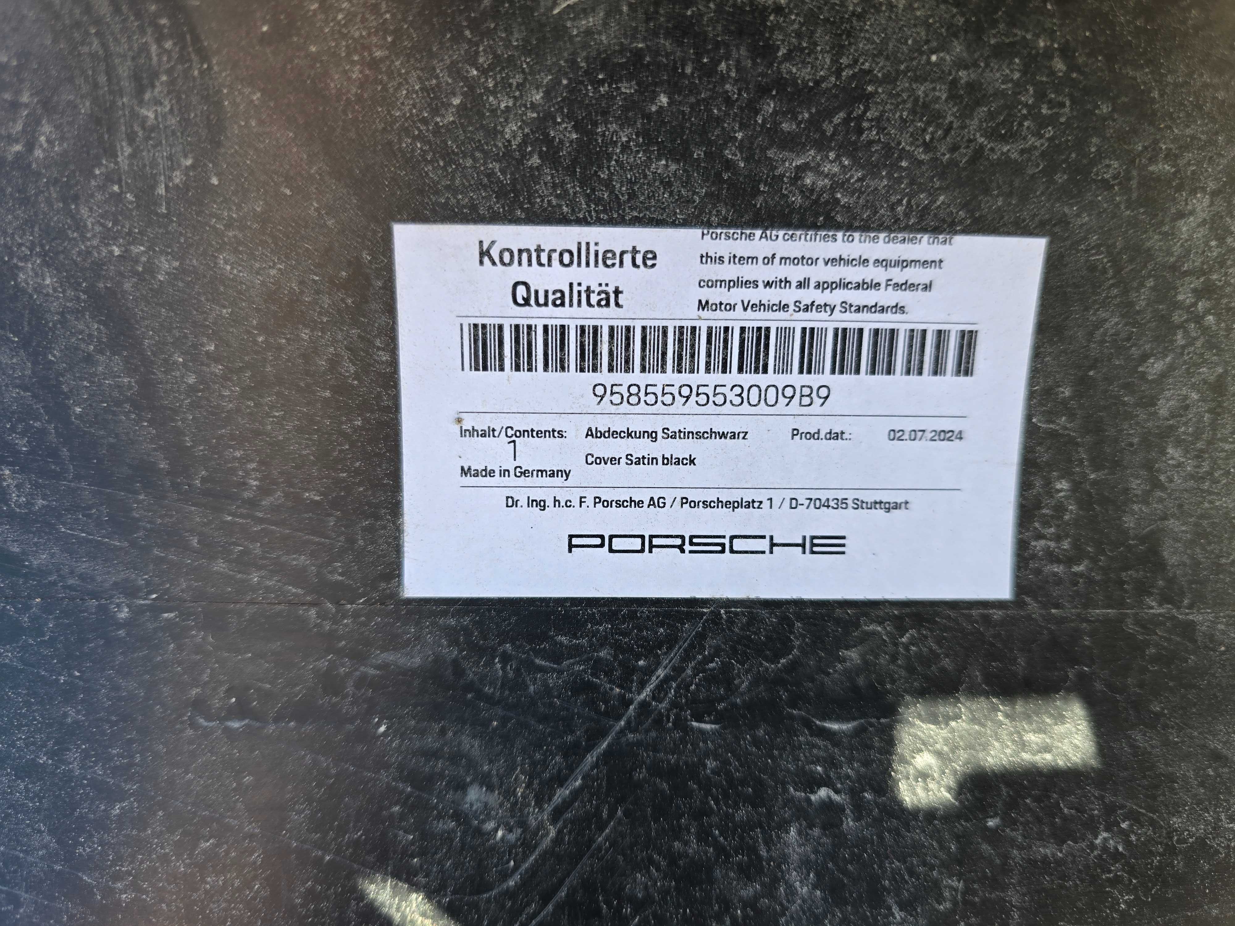 nakładka progu Porsche Cayenne 958 nowy