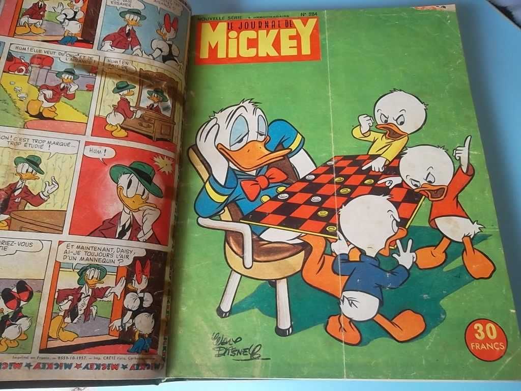 O RATO MICKEY - Volume Encadernado dos anos 50